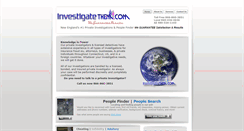 Desktop Screenshot of investigatethem.com